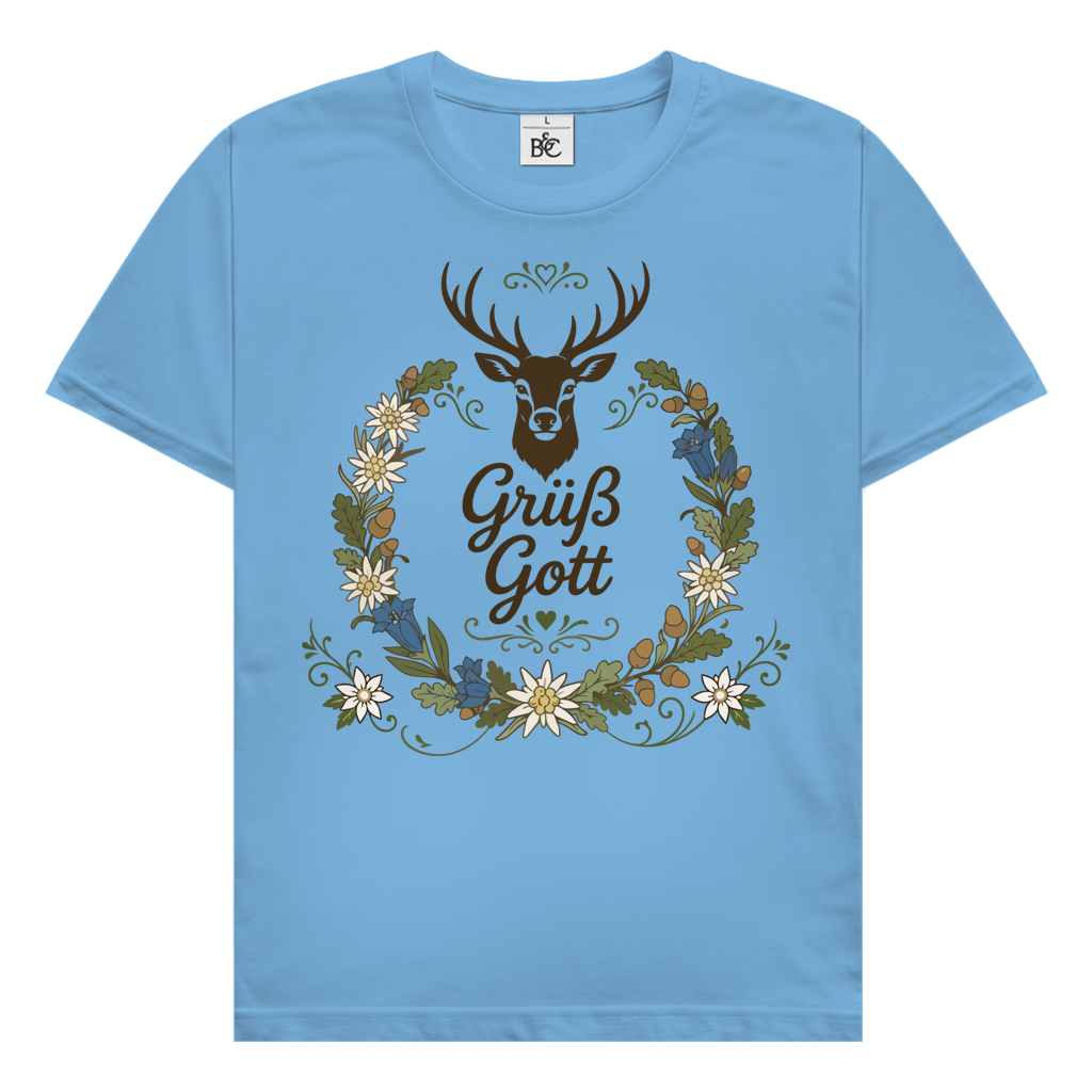 Grüß Gott Hirsch | Premium T-Shirt