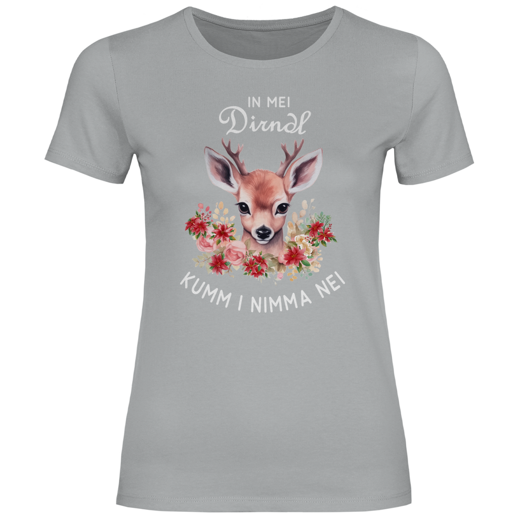 In mei Dirndl kumm i nimma nei | Damen Premium T-Shirt