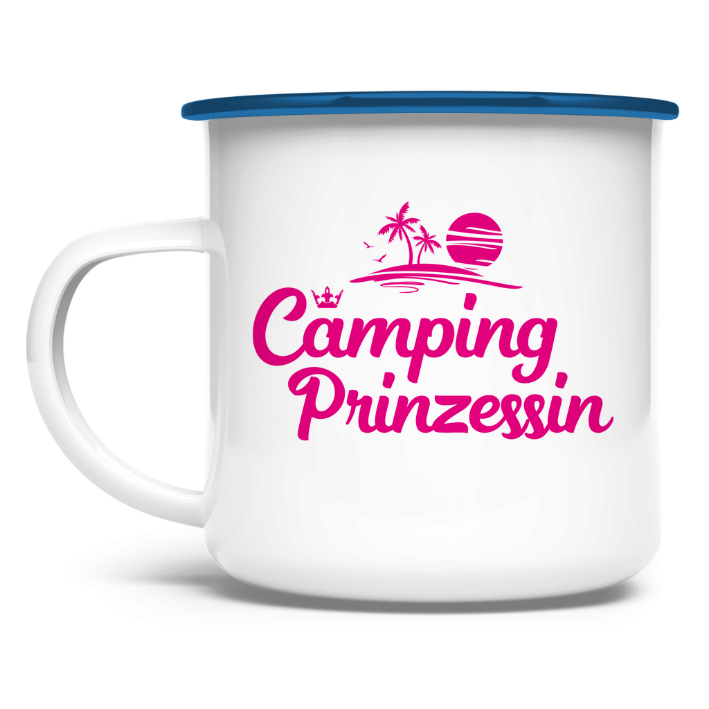 Camping Prinzessin | Emaille Tasse