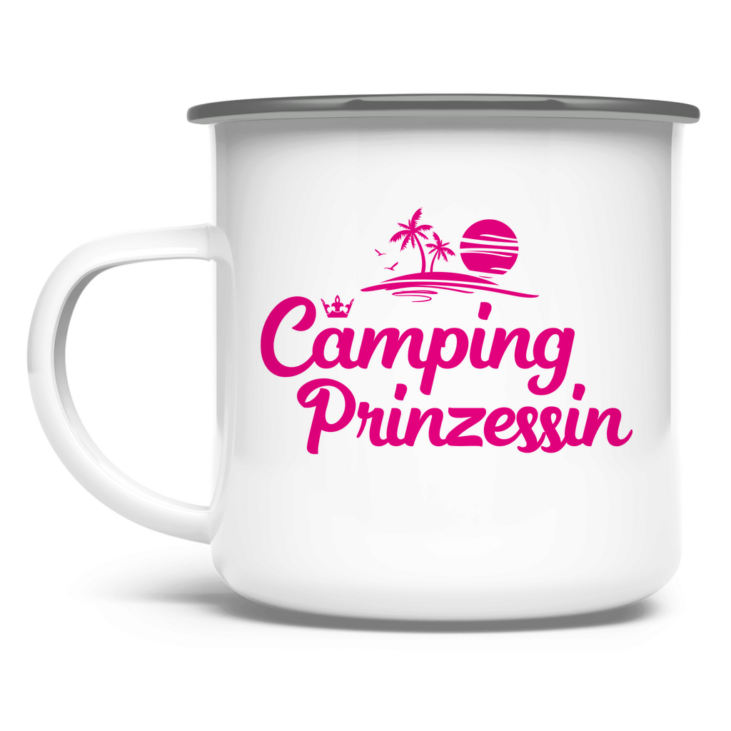 Camping Prinzessin | Emaille Tasse