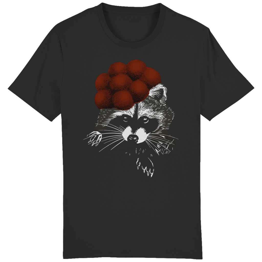 Waschbär Bollenhut | Organic T-Shirt