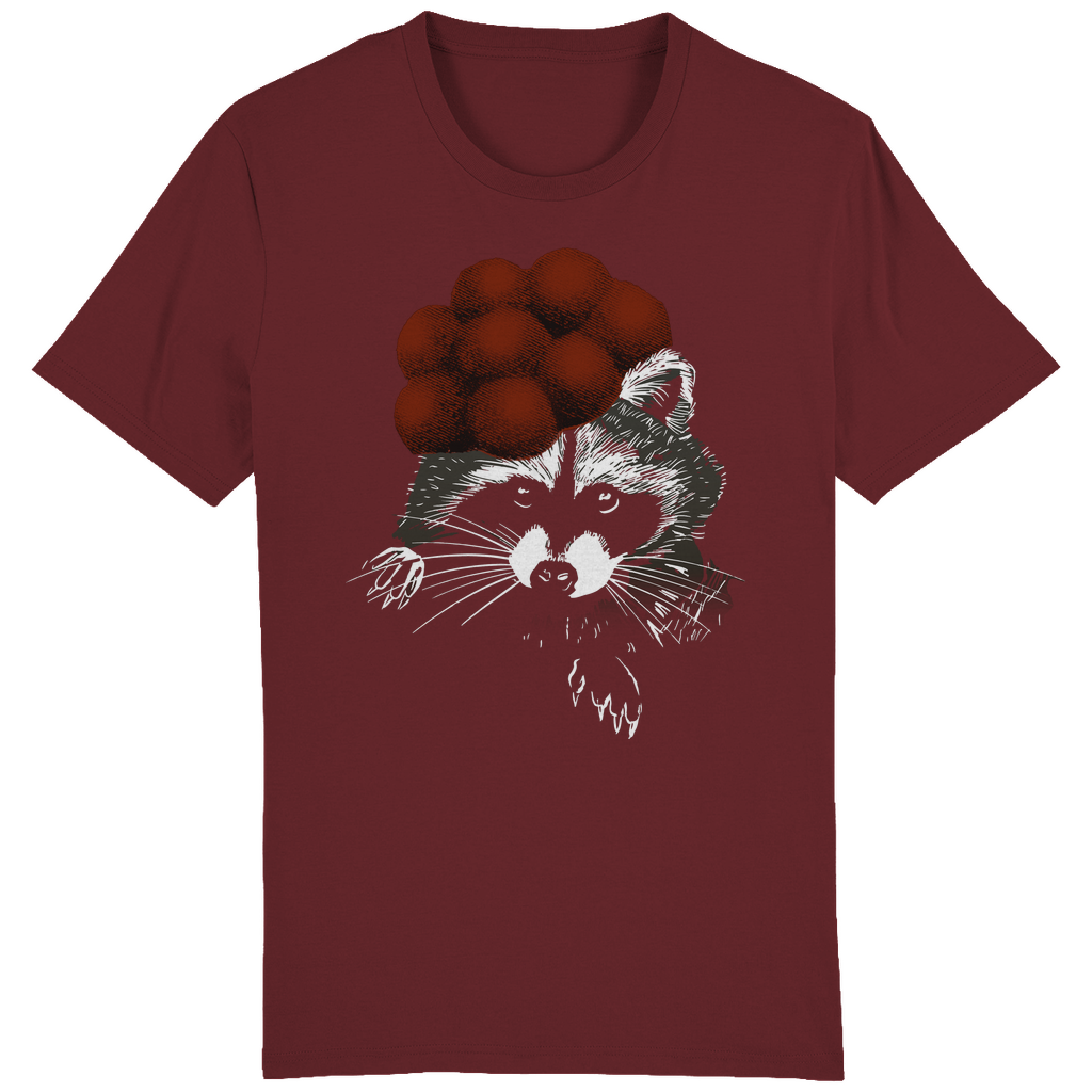 Waschbär Bollenhut | Organic T-Shirt