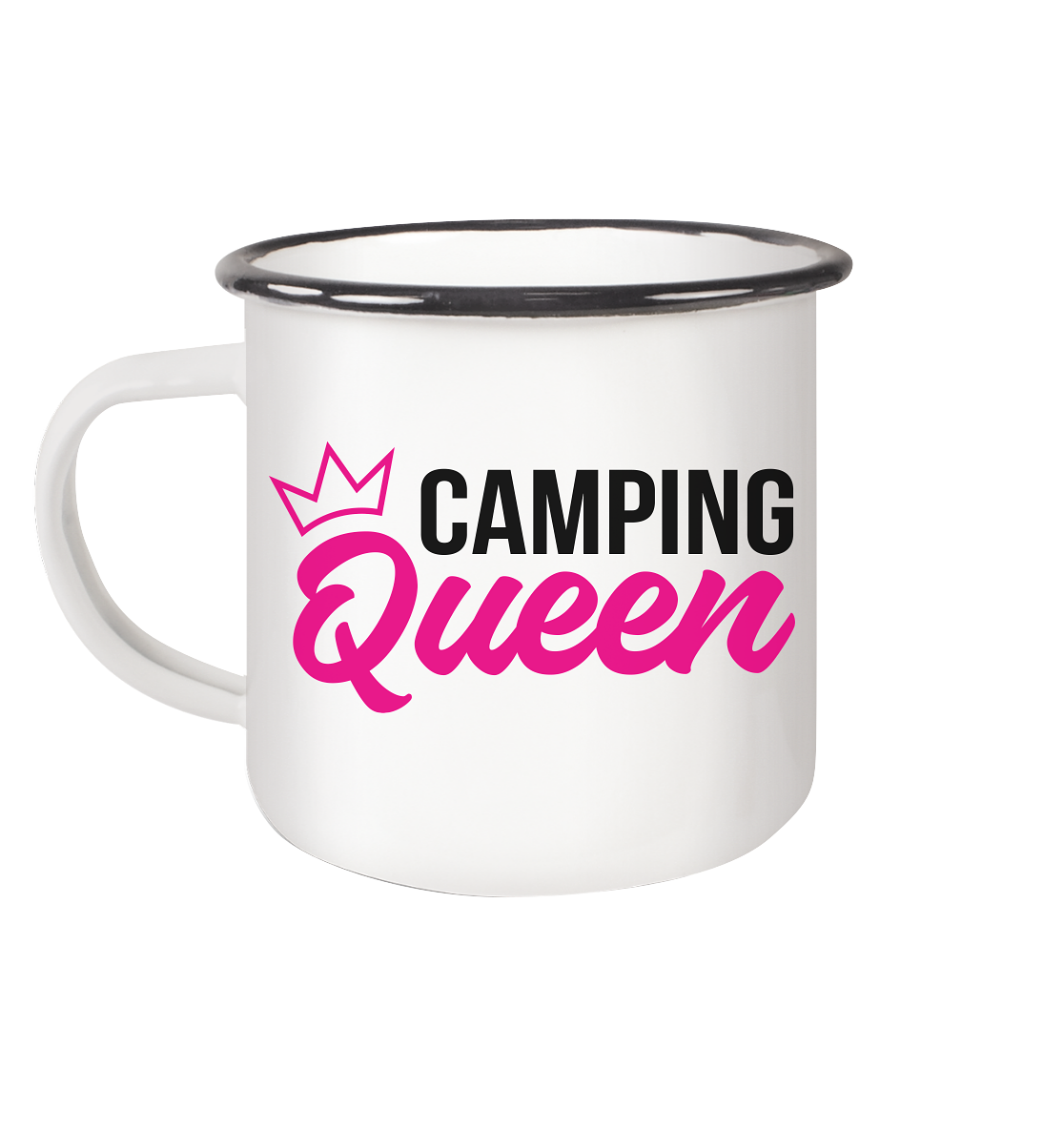 Camping Queen | Emaille Tasse