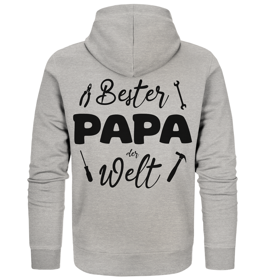 Bester Papa der Welt | Organic Zip-Hoodie