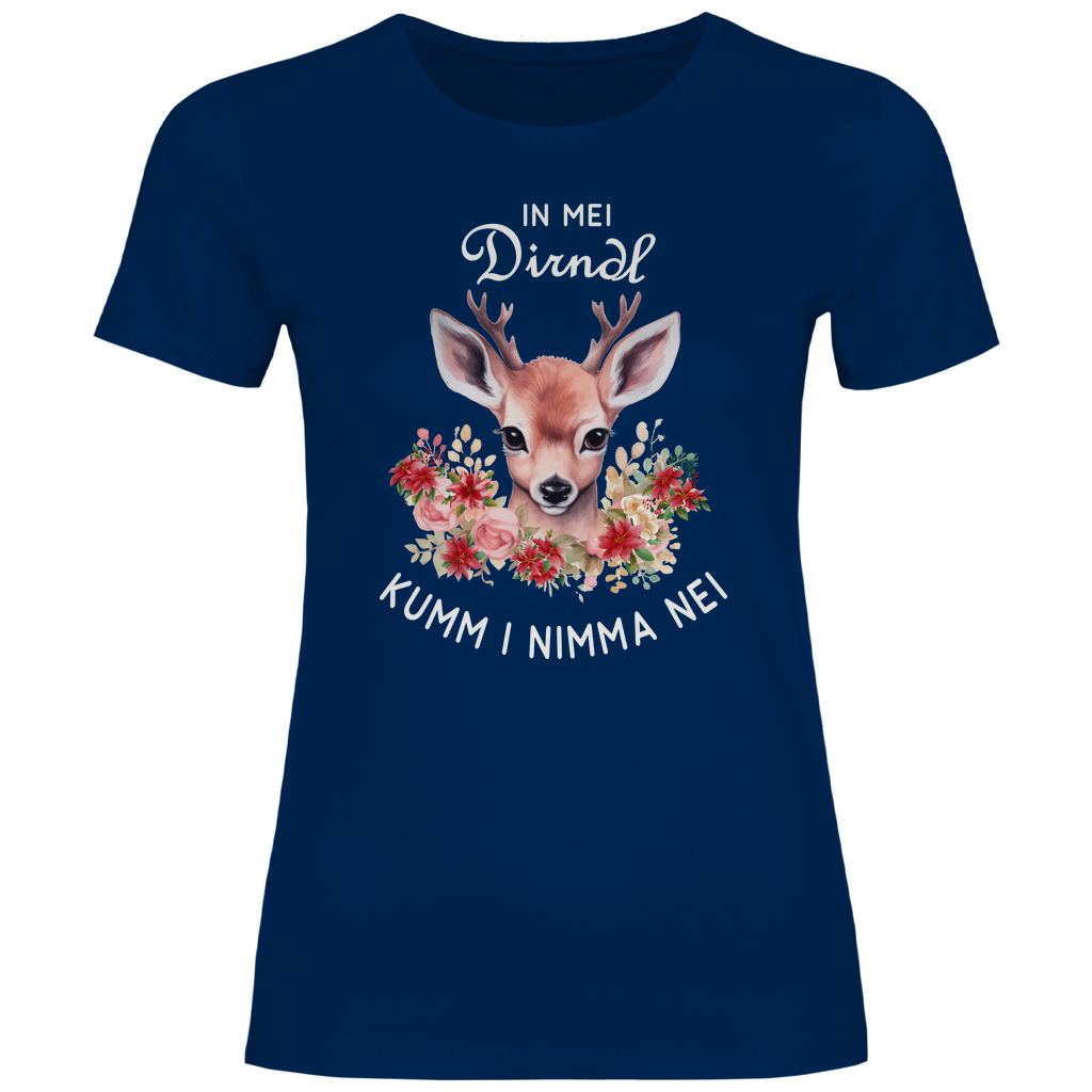 In mei Dirndl kumm i nimma nei | Damen Premium T-Shirt