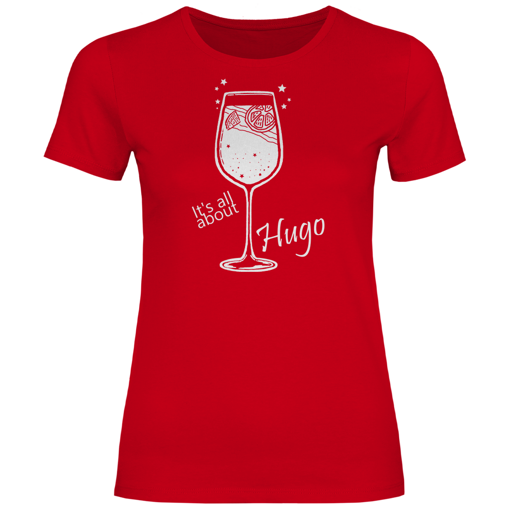 It's All About Hugo | Premium Damen T-Shirt