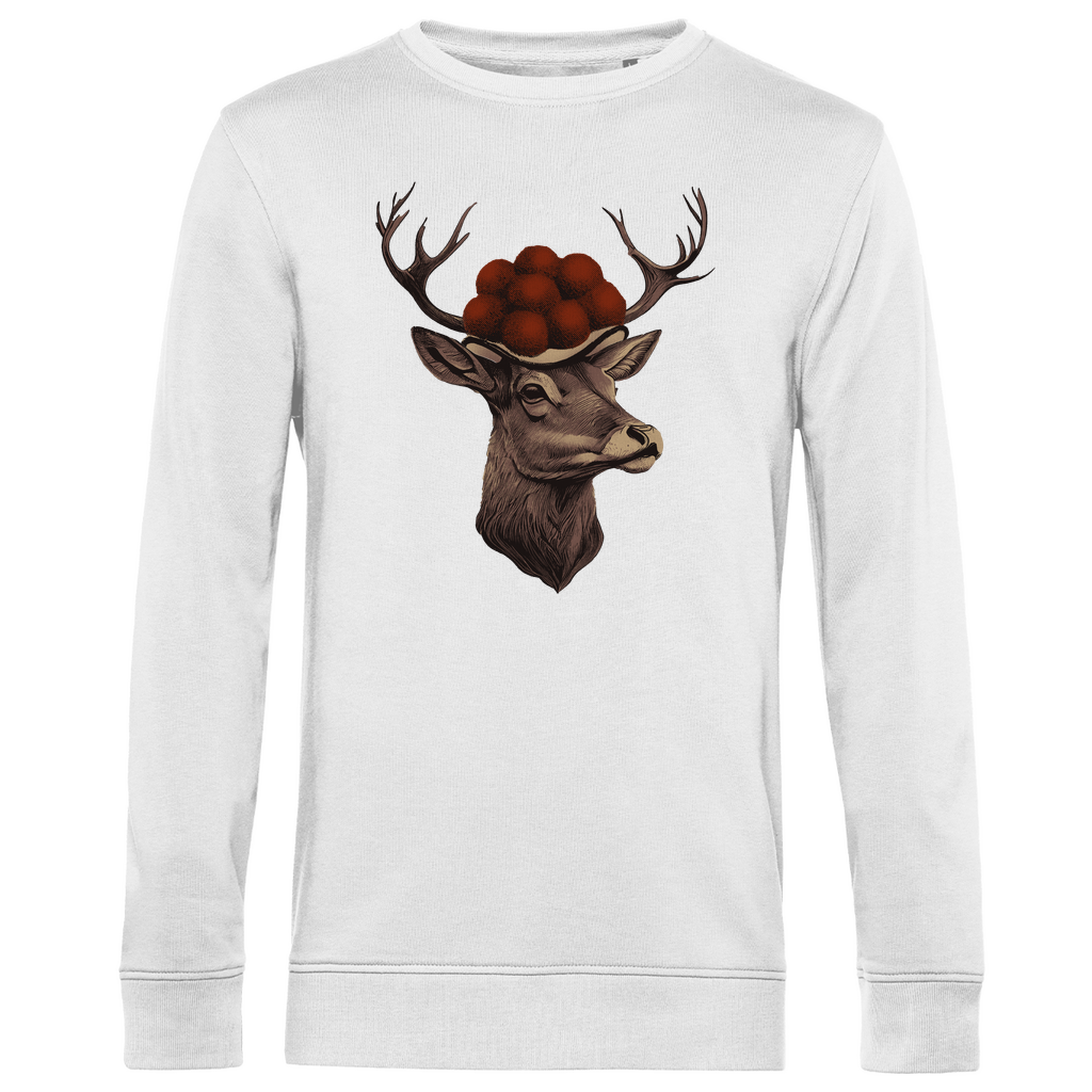 Hirsch mit Bollenhut | Organic Sweatshirt