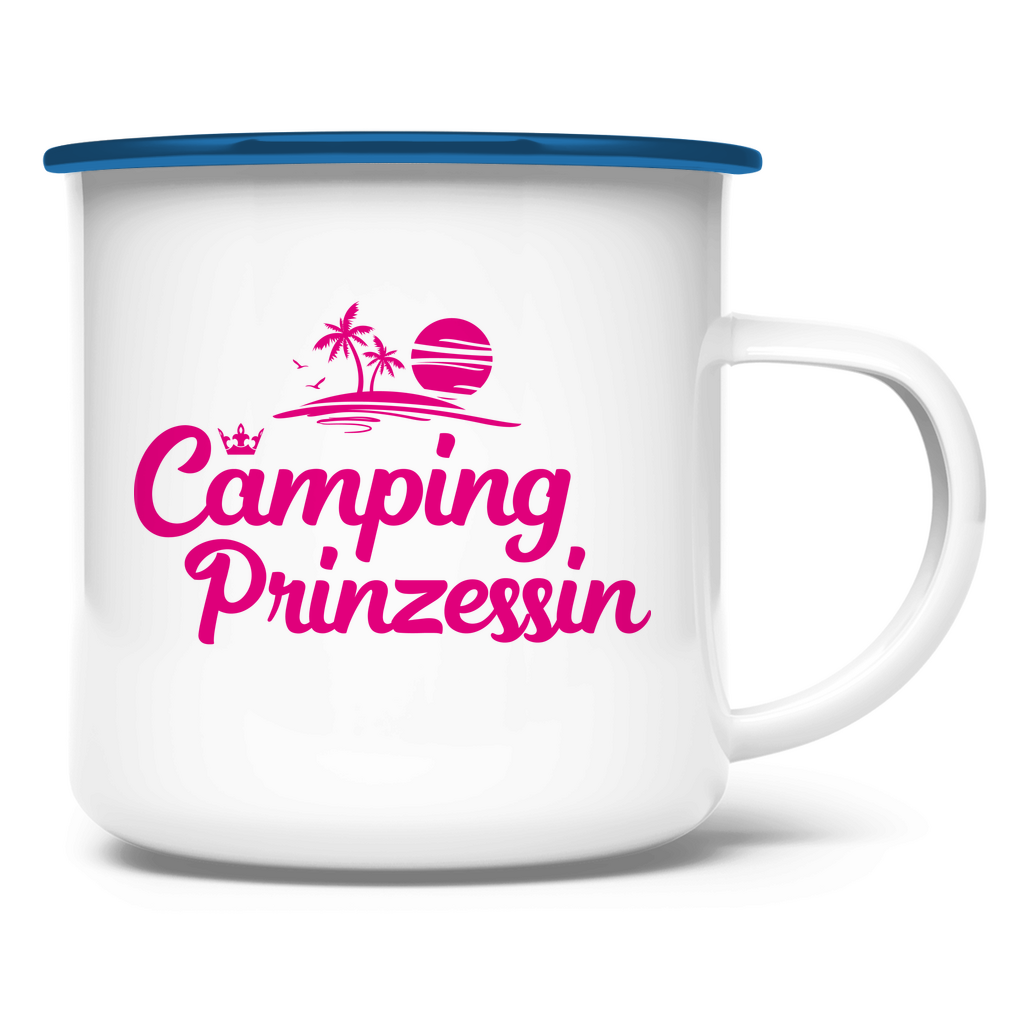 Camping Prinzessin | Emaille Tasse