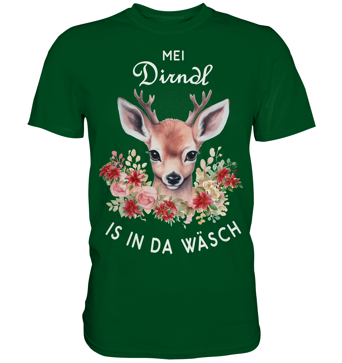 Mei Dirndl Is In Da Wäsch | Unisex Premium T-Shirt