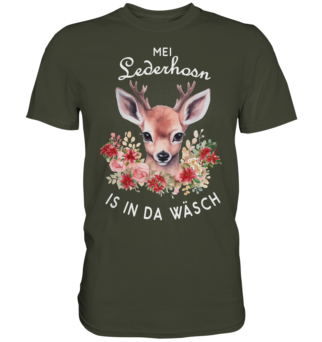 Mei Lederhosn Is In Da Wäsch | Unisex Premium T-Shirt