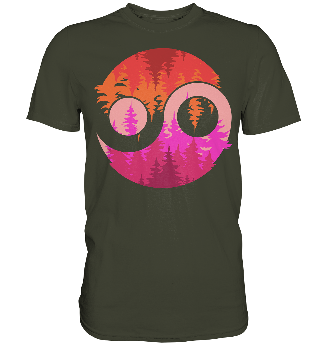 Yin Yang Wald | Unisex Premium T-Shirt