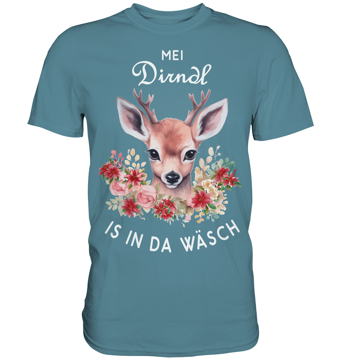 Mei Dirndl Is In Da Wäsch | Unisex Premium T-Shirt