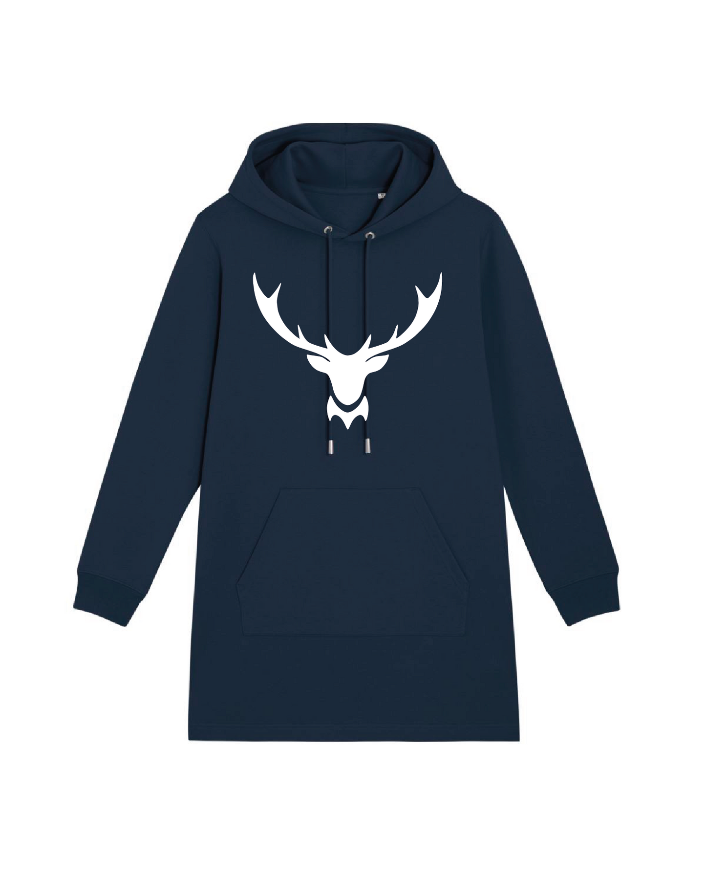 Hirschgeweih | Organic Hoodie Kleid