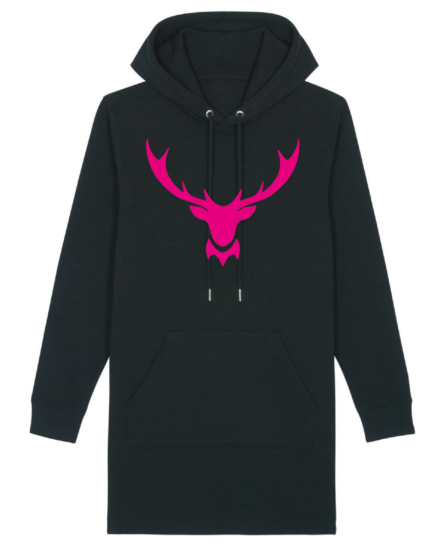 Hirschgeweih | Organic Hoodie Kleid