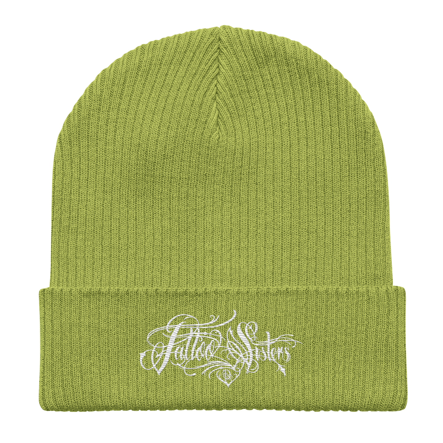 Gerippte Bio-Beanie