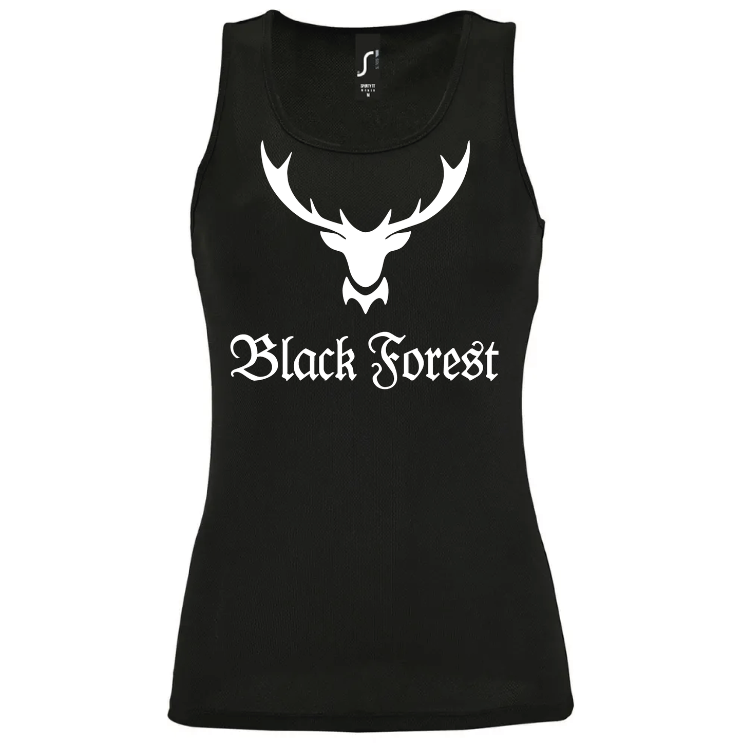 Black Forest Hirschgeweih | Damen Sport Tank Top