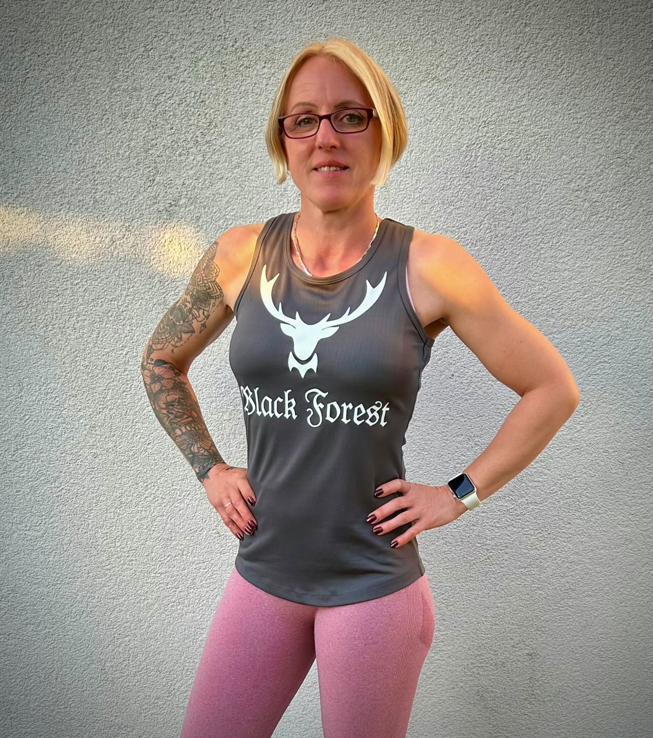 Black Forest Hirschgeweih | Damen Sport Tank Top