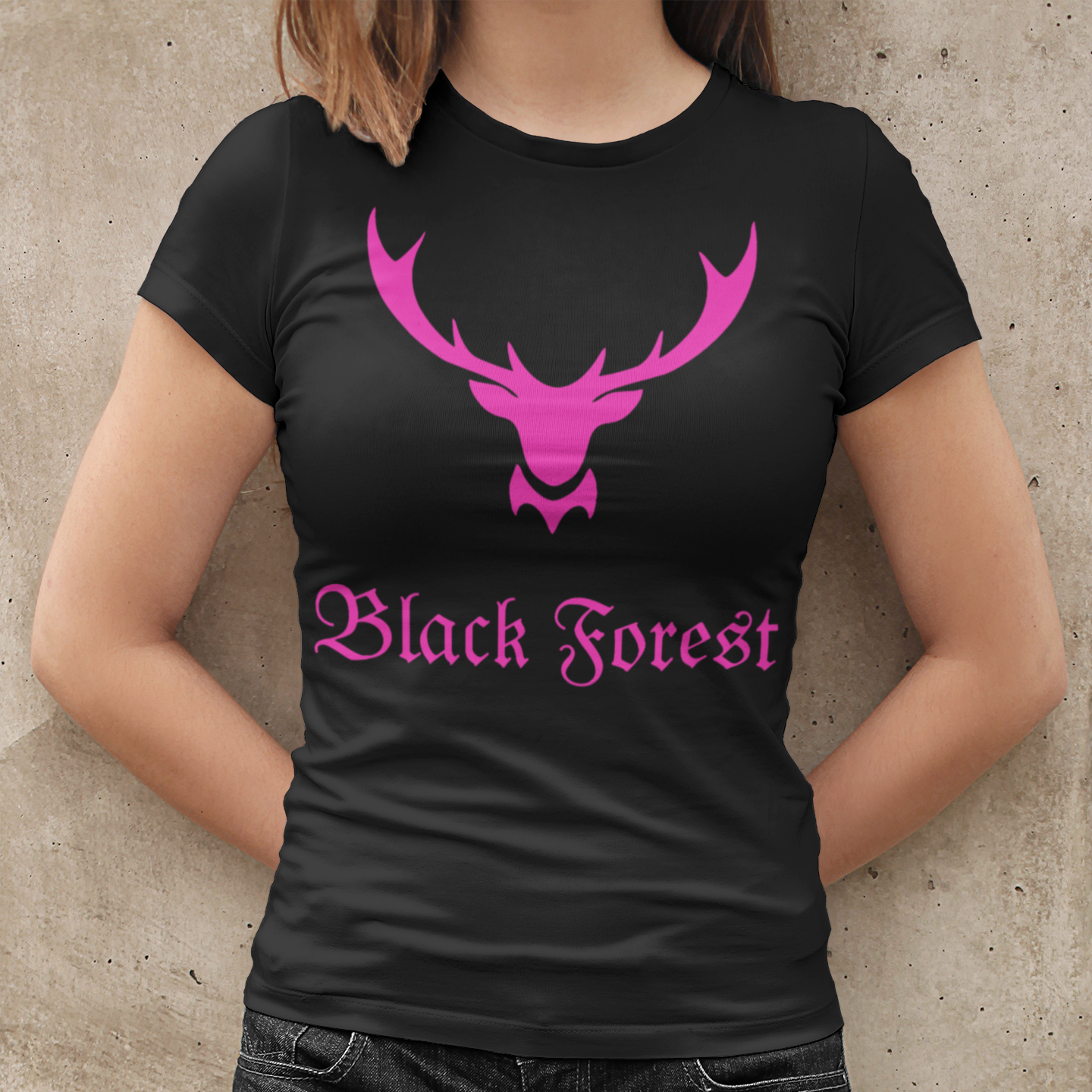 Black Forest Hirschgeweih | Damen Premium T-Shirt