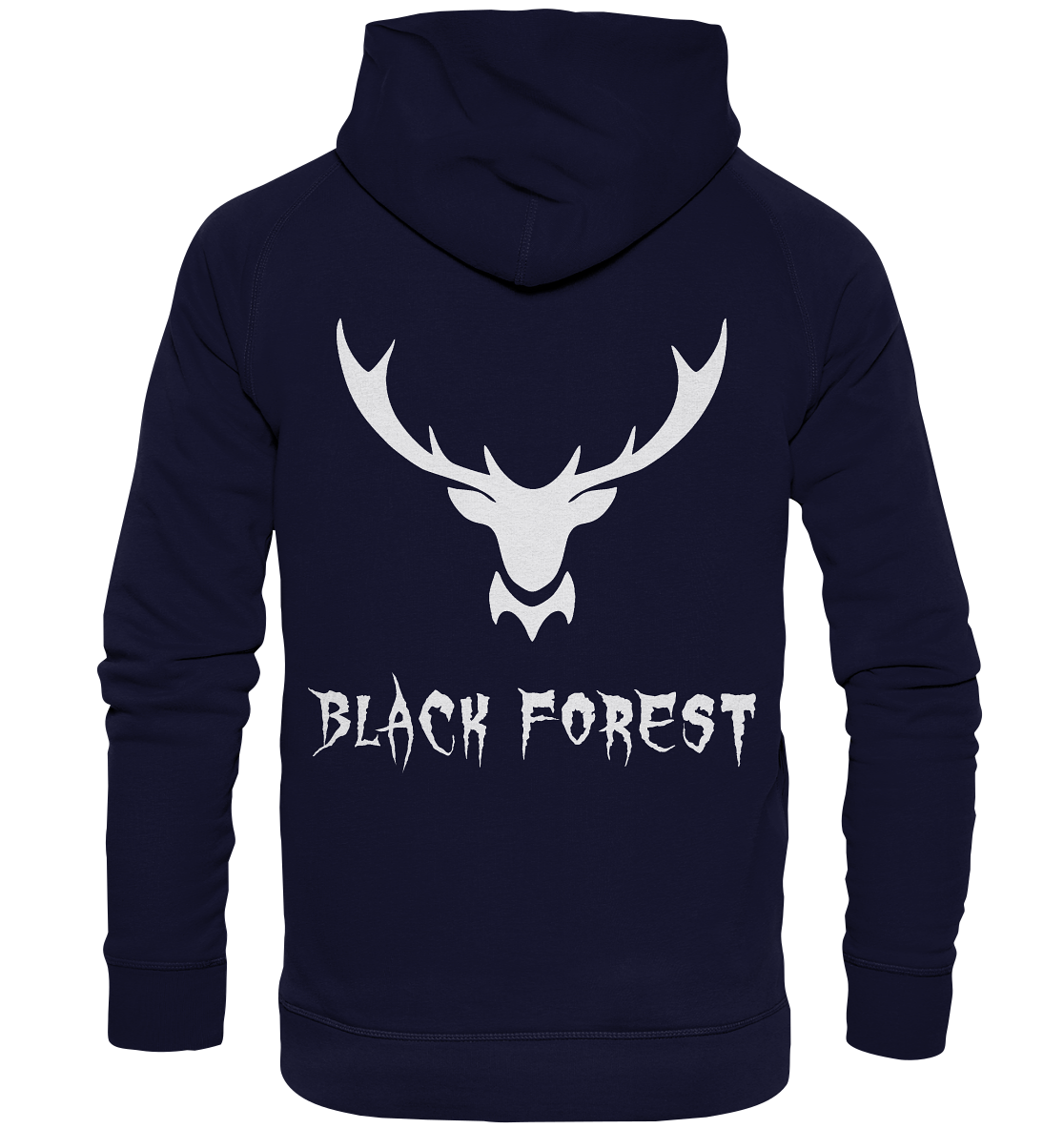 Black Forest Metal | Organic Hoodie 3XL-5XL Rückendruck