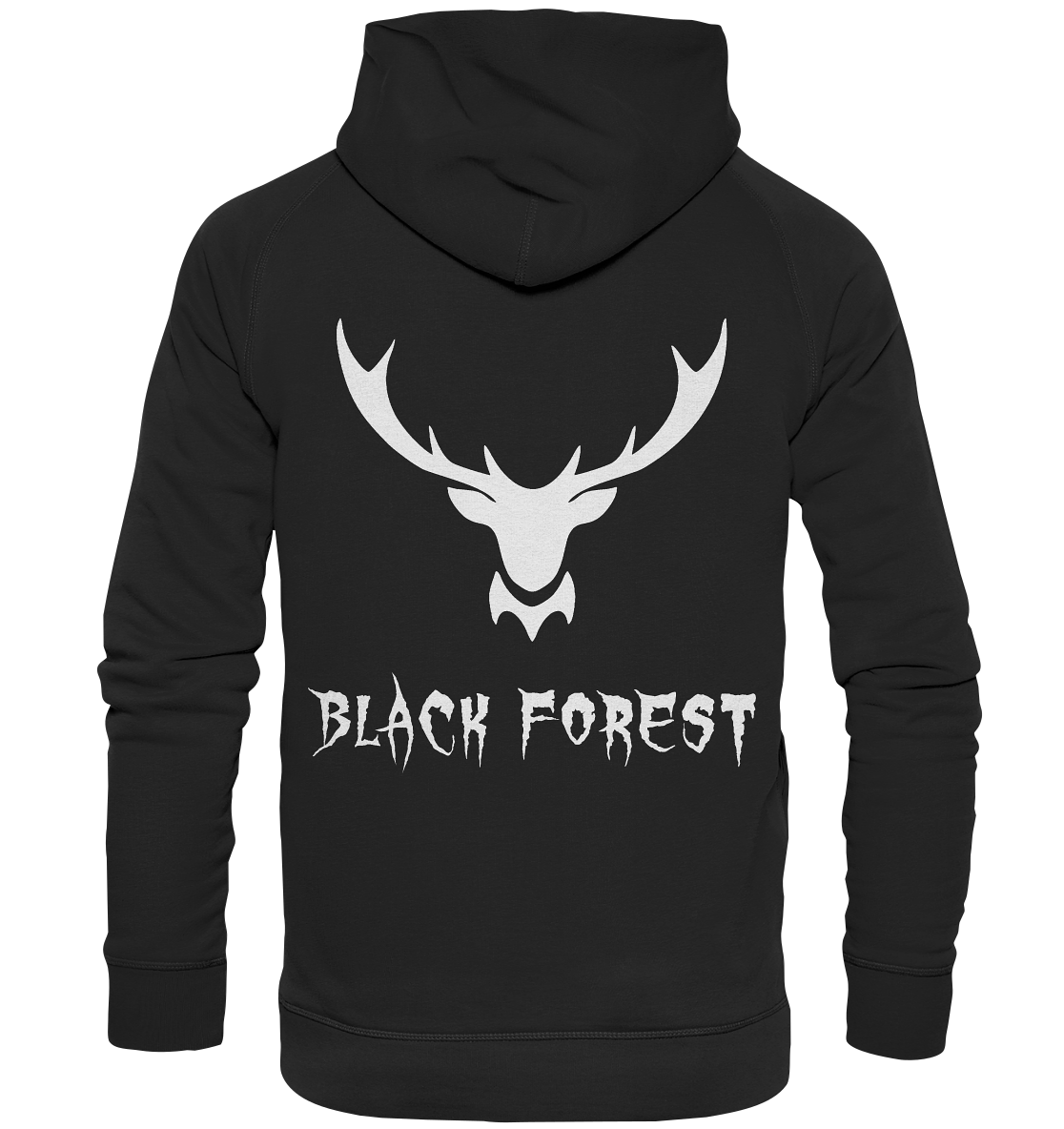 Black Forest Metal | Organic Hoodie 3XL-5XL Rückendruck