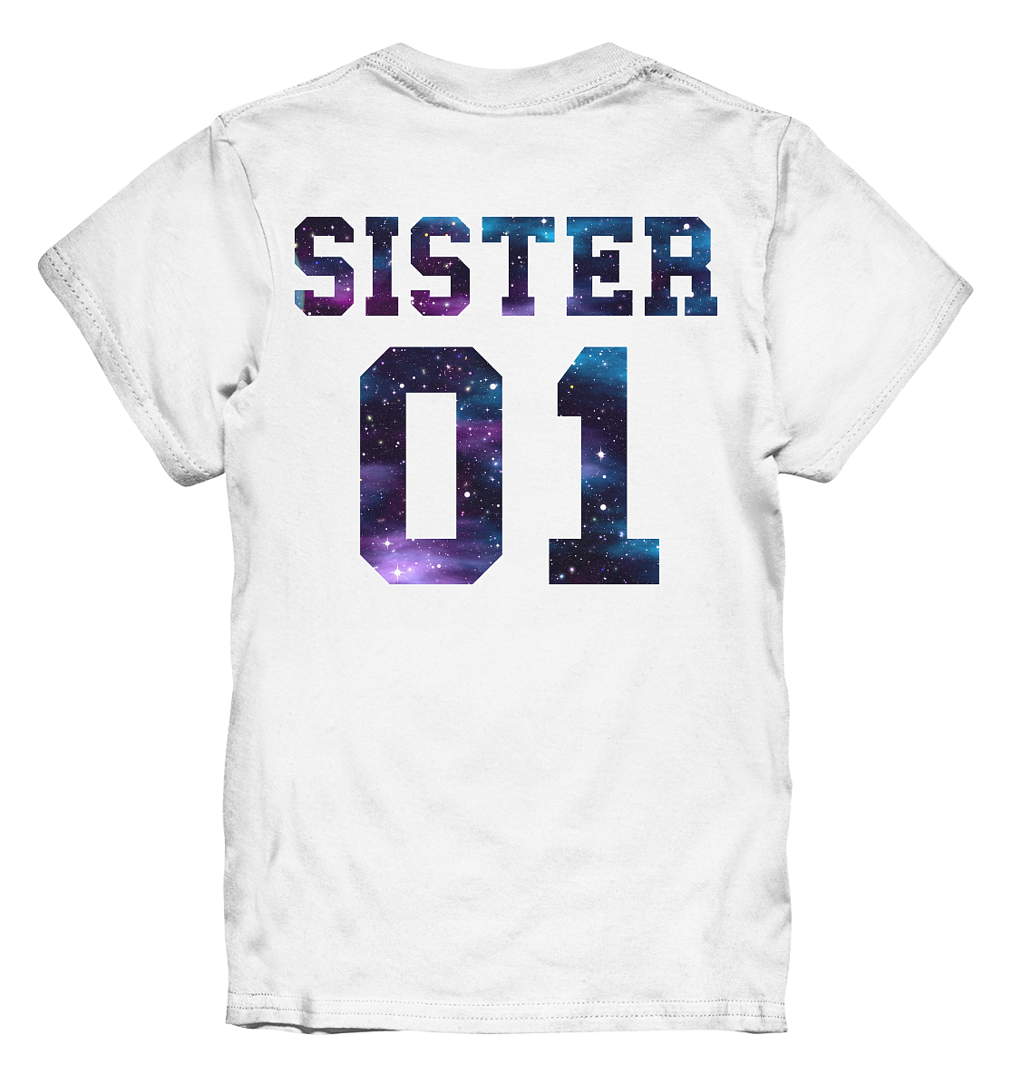 Sister 01 | Kinder Premium T-Shirt Rückendruck