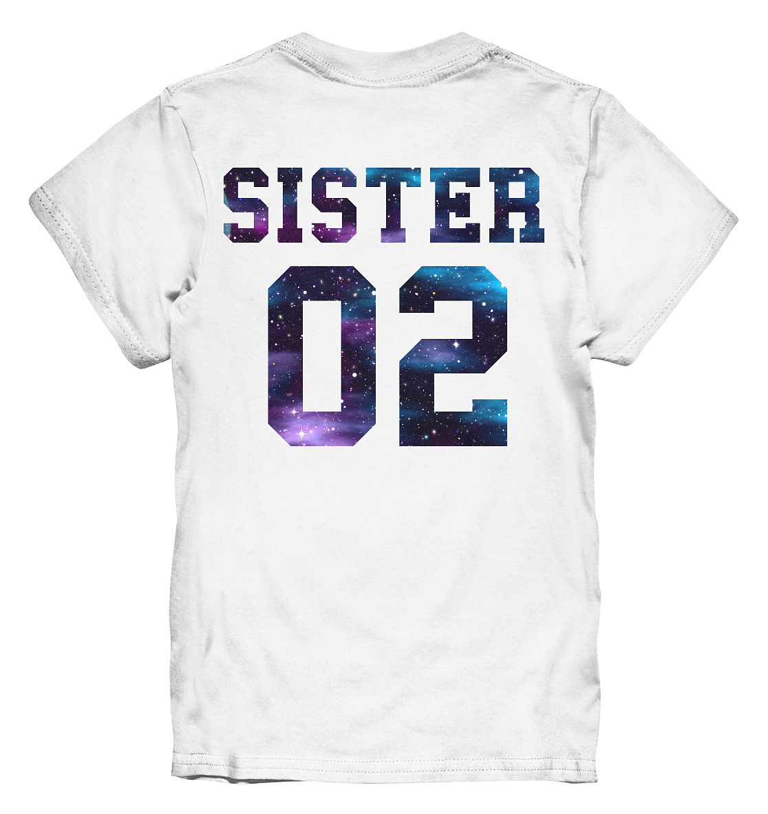 Sister 02 | Kinder Premium T-Shirt Rückendruck