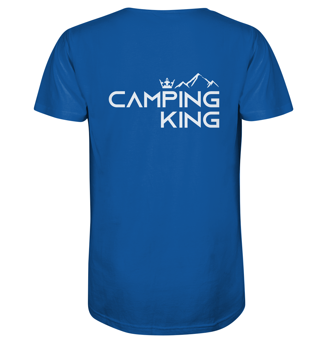 Camping King | Organic T-Shirt Rückendruck