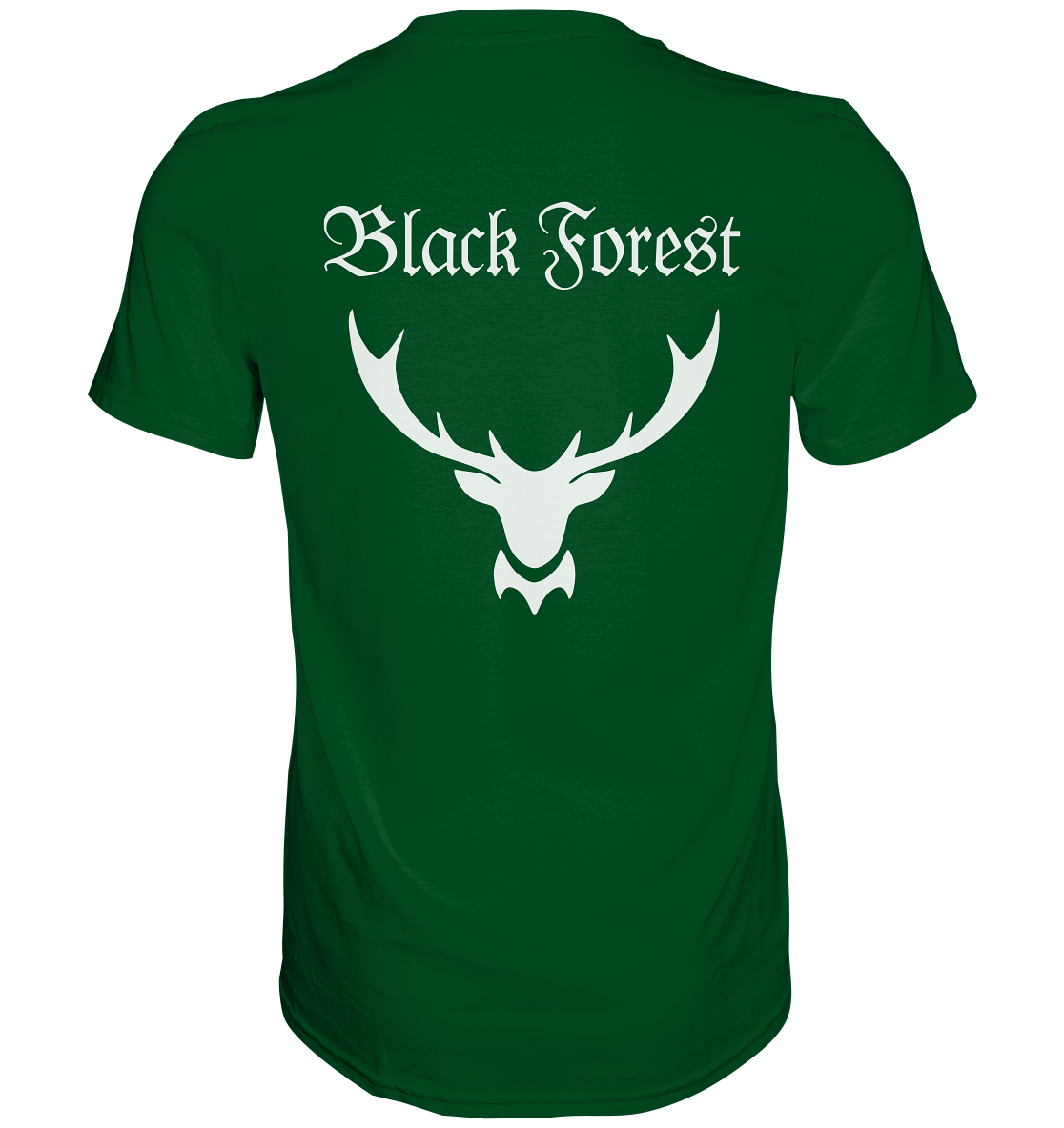 Black Forest Hirschgeweih | Unisex T-Shirt Rückendruck