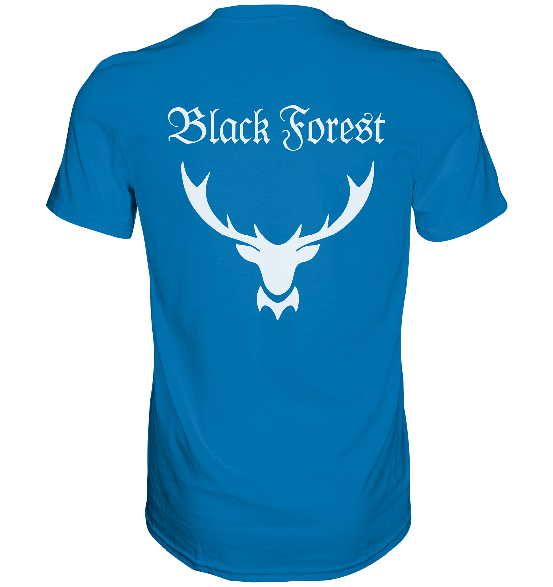 Black Forest Hirschgeweih | Unisex T-Shirt Rückendruck