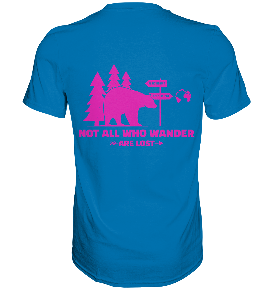Wanderbär Pink | T-Shirts - Premium Shirt