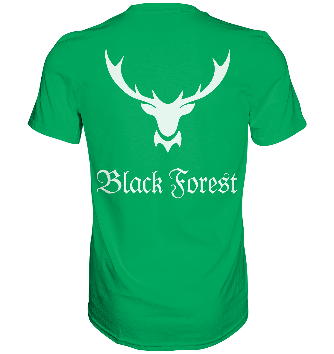 Black Forest Hirschgeweih | Unisex T-Shirt Rückendruck