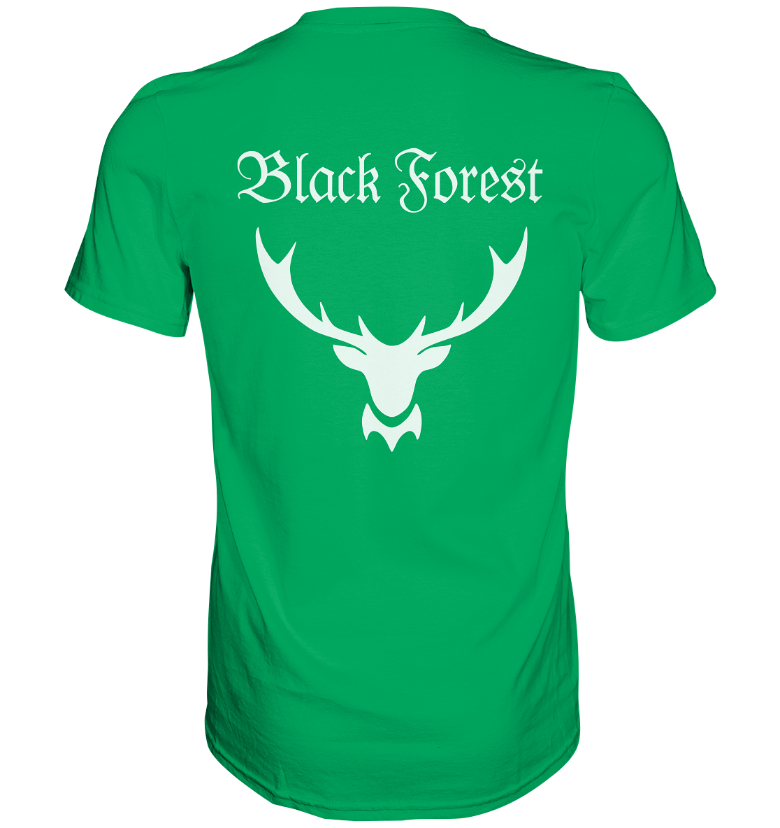 Black Forest Hirschgeweih | Unisex T-Shirt Rückendruck
