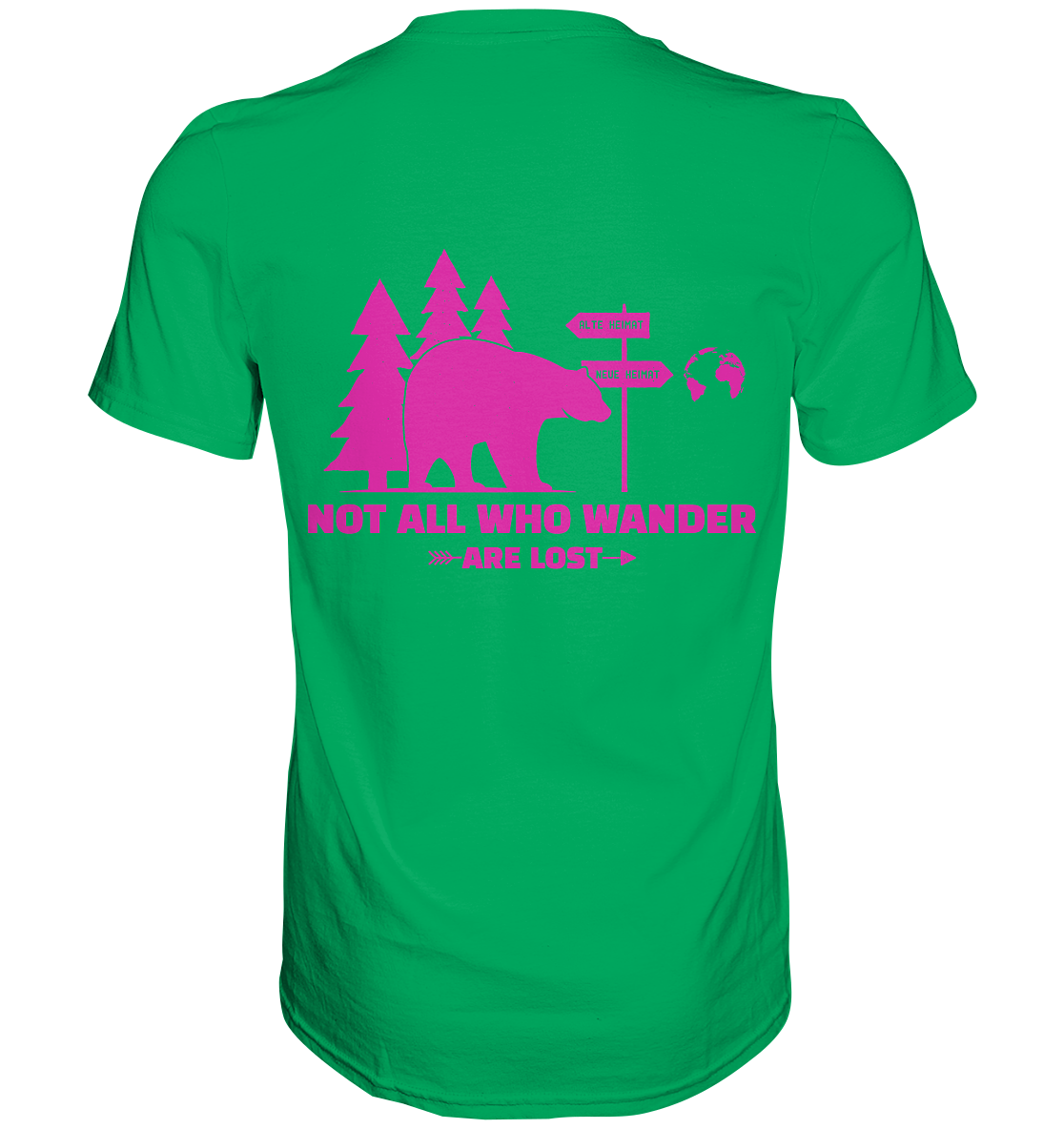 Wanderbär Pink | T-Shirts - Premium Shirt