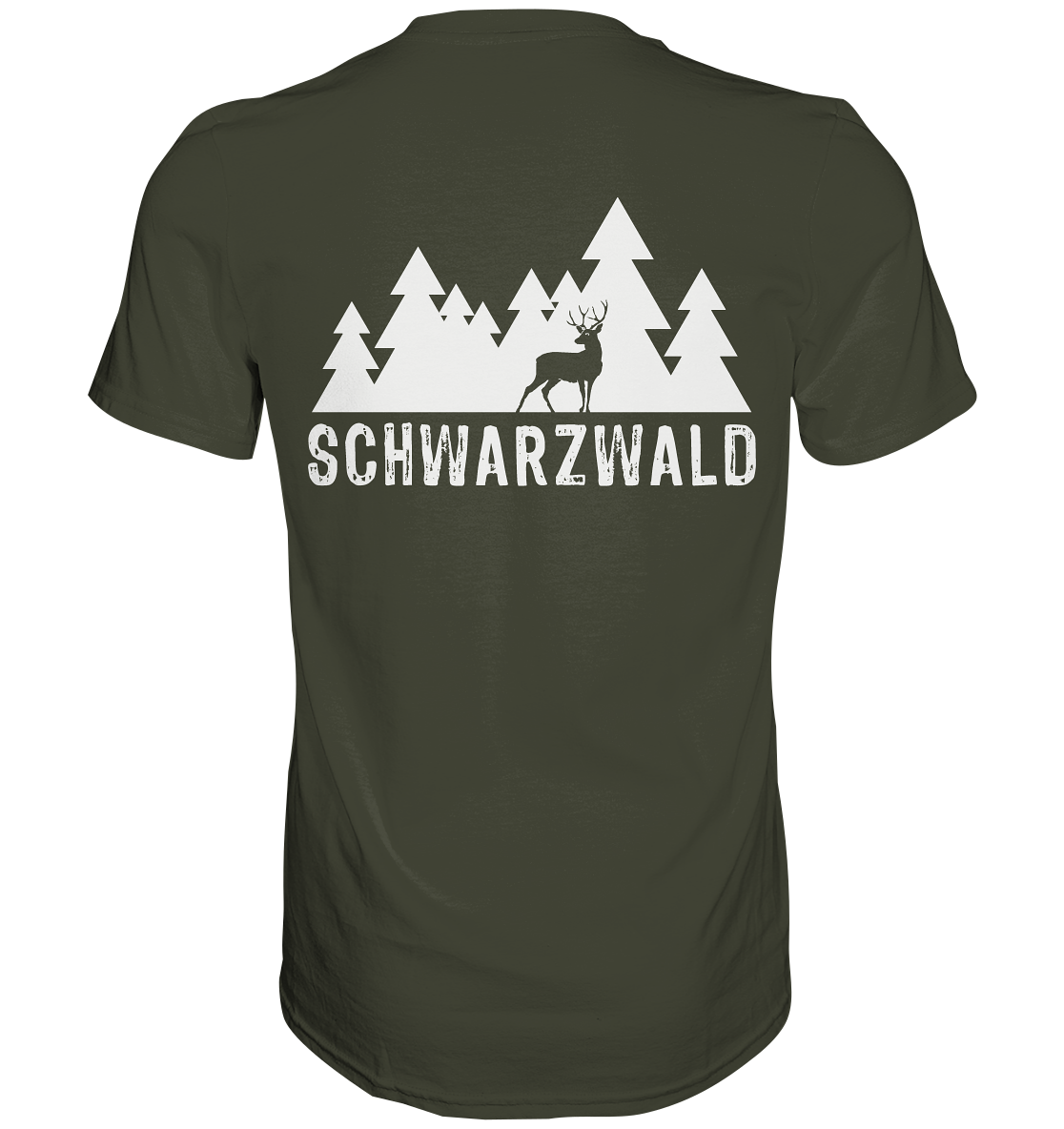 Schwarzwald Hirsch | Premium T-Shirt