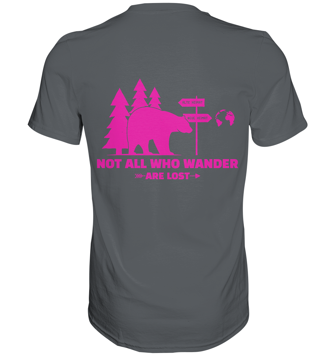 Wanderbär Pink | T-Shirts - Premium Shirt