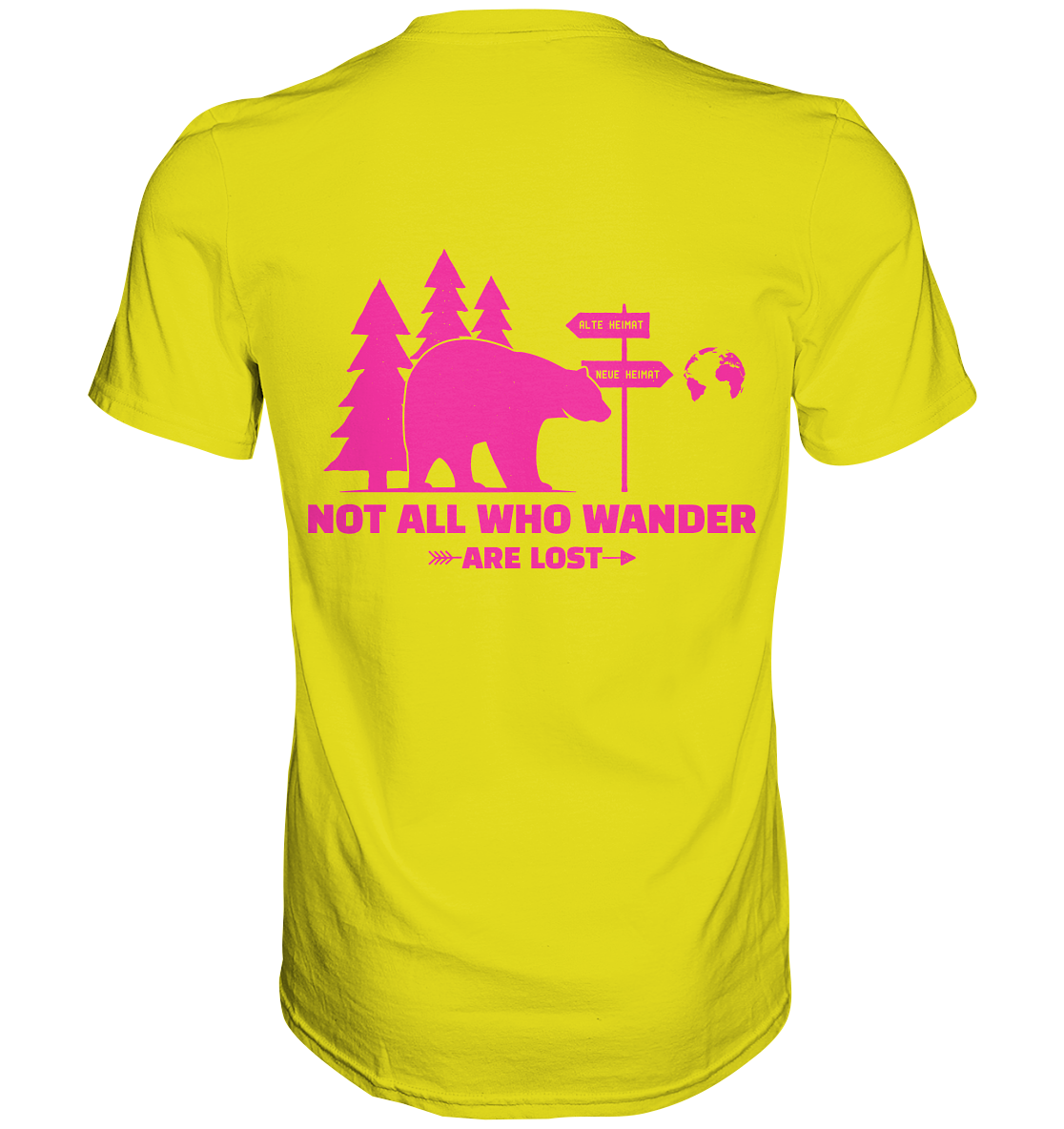Wanderbär Pink | T-Shirts - Premium Shirt