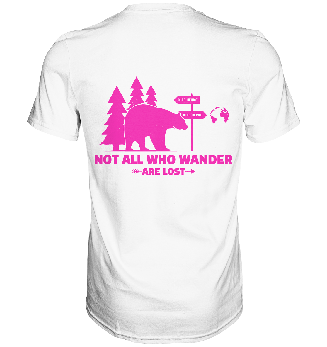 Wanderbär Pink | T-Shirts - Premium Shirt