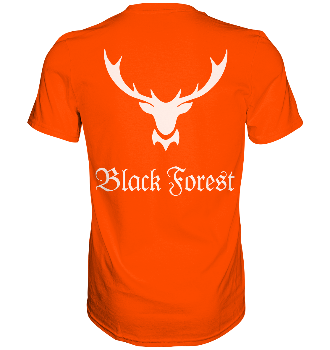 Black Forest Hirschgeweih | Unisex T-Shirt Rückendruck
