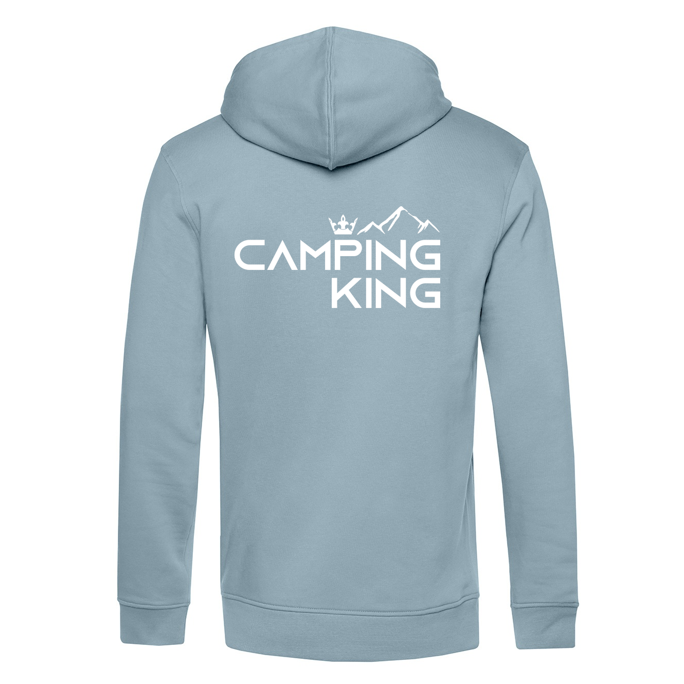 Camping King | Organic Hoodie Rückendruck