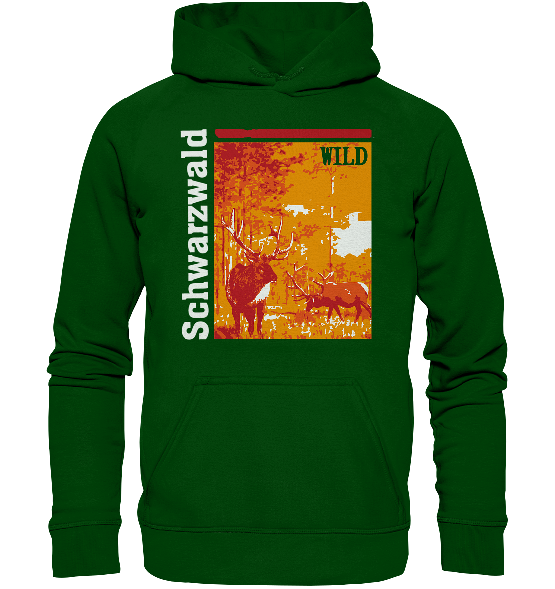Schwarzwald Wild Hirsch | Unisex Hoodie