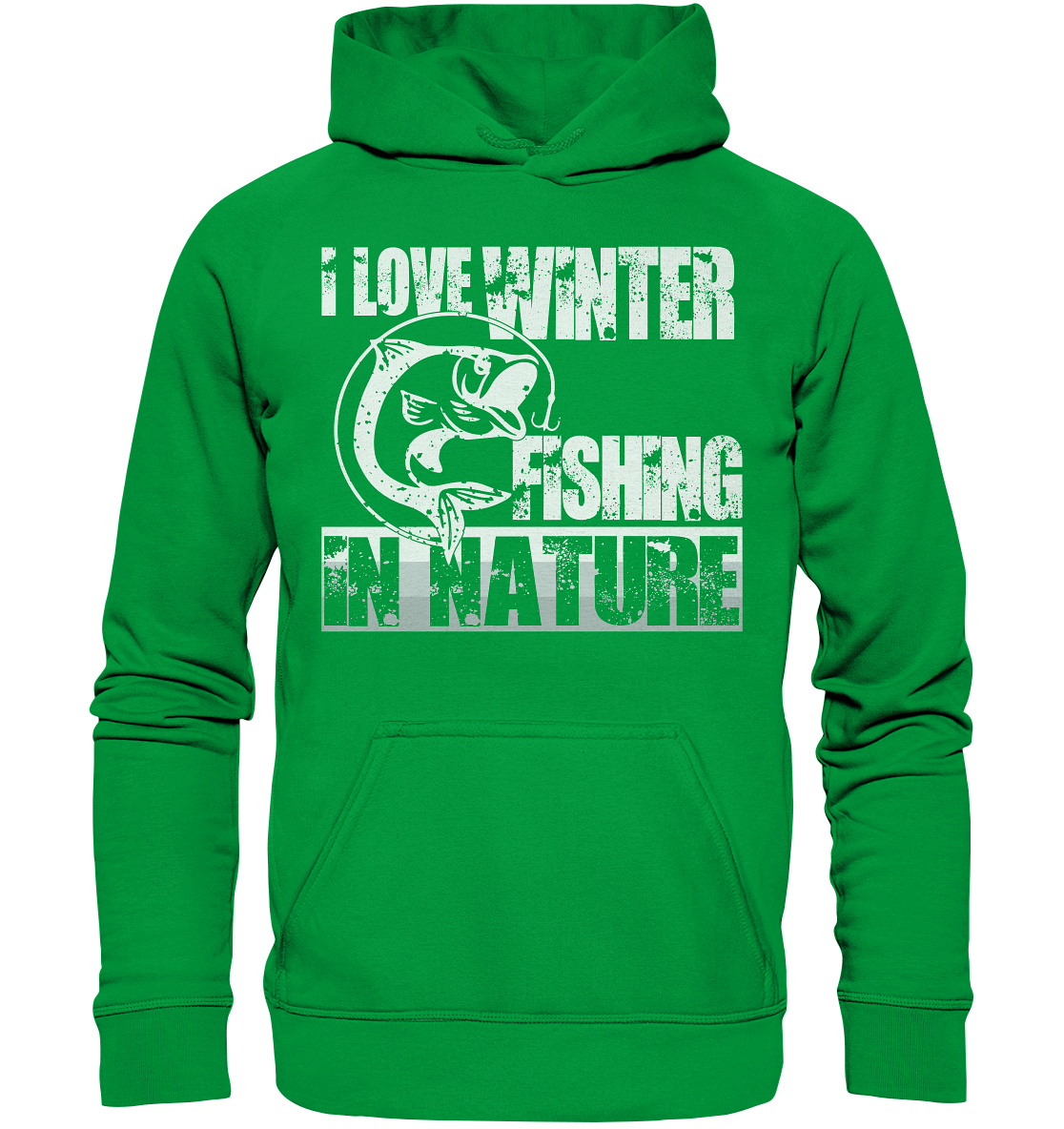 I Love Winter Fishing In Nature | Unisex Hoodie