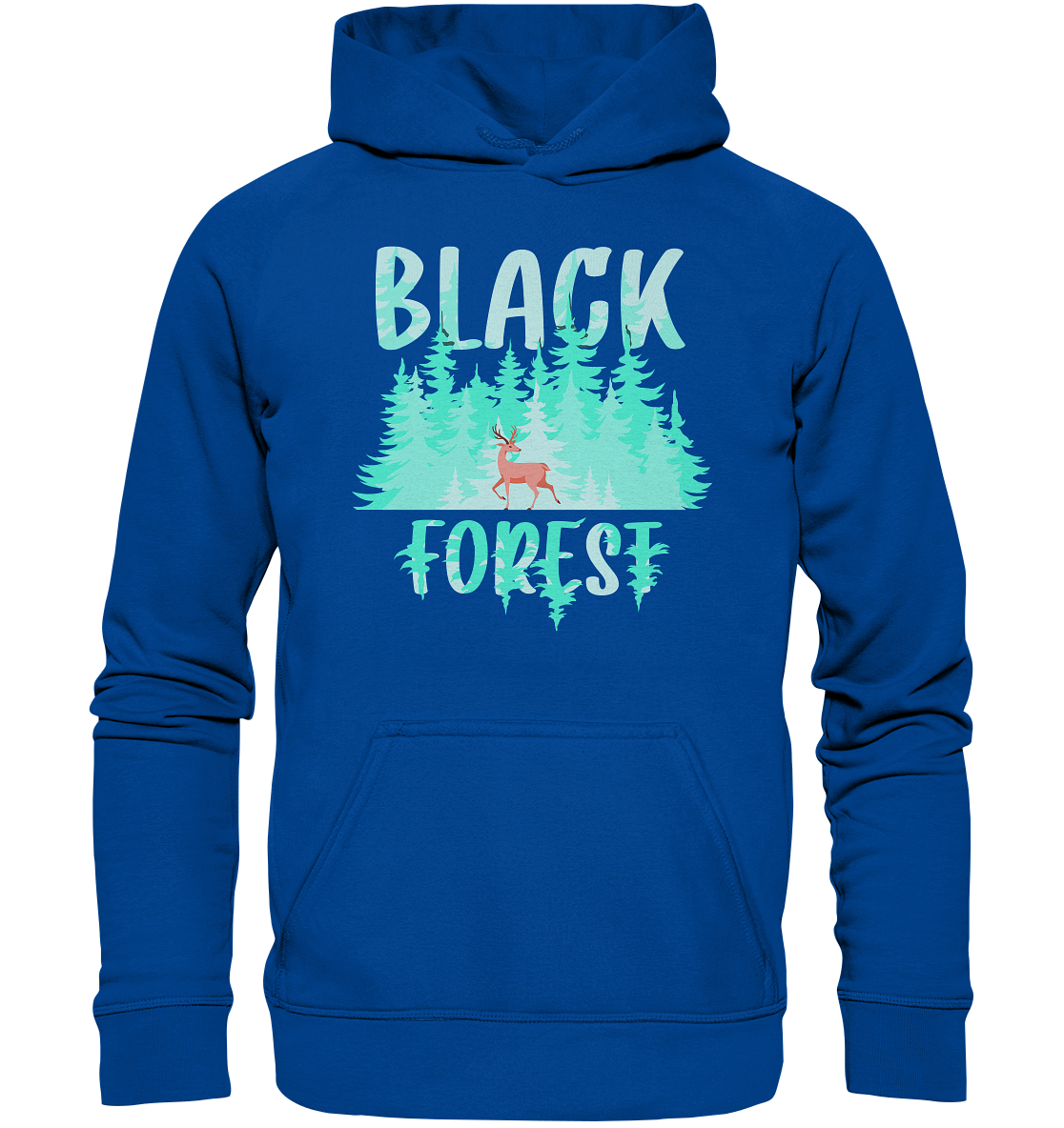 Black In The Forest | Organic Hoodie