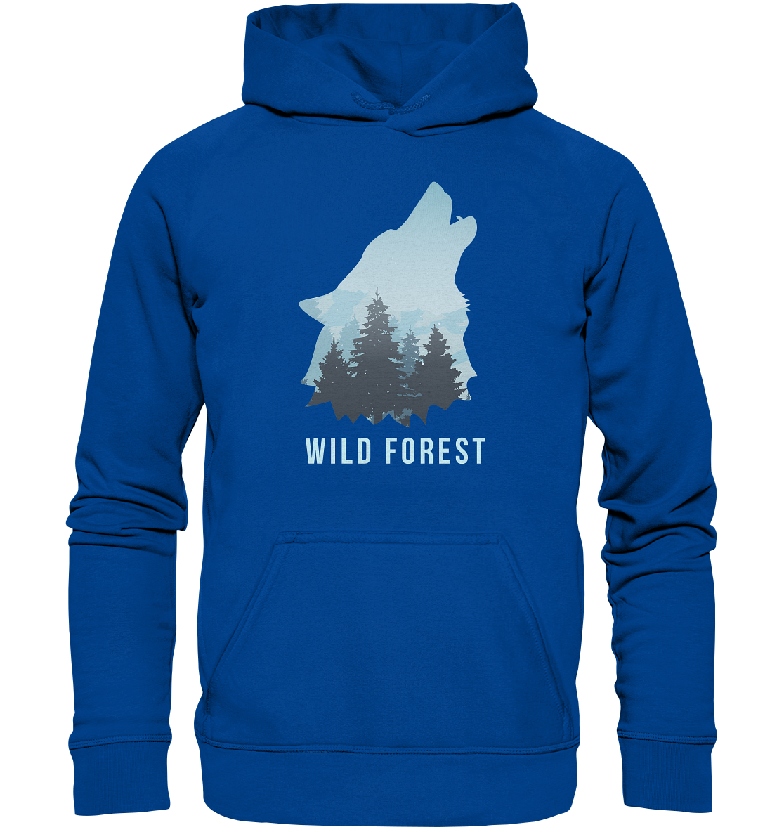 Wild Forest Wolf | Organic Hoodie