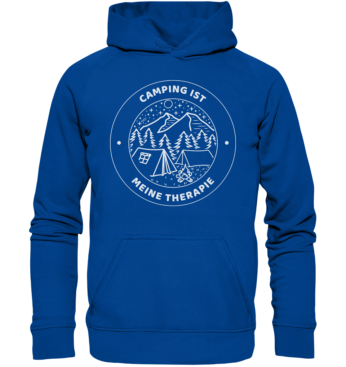 Camping ist meine Therapie | Organic Hoodie