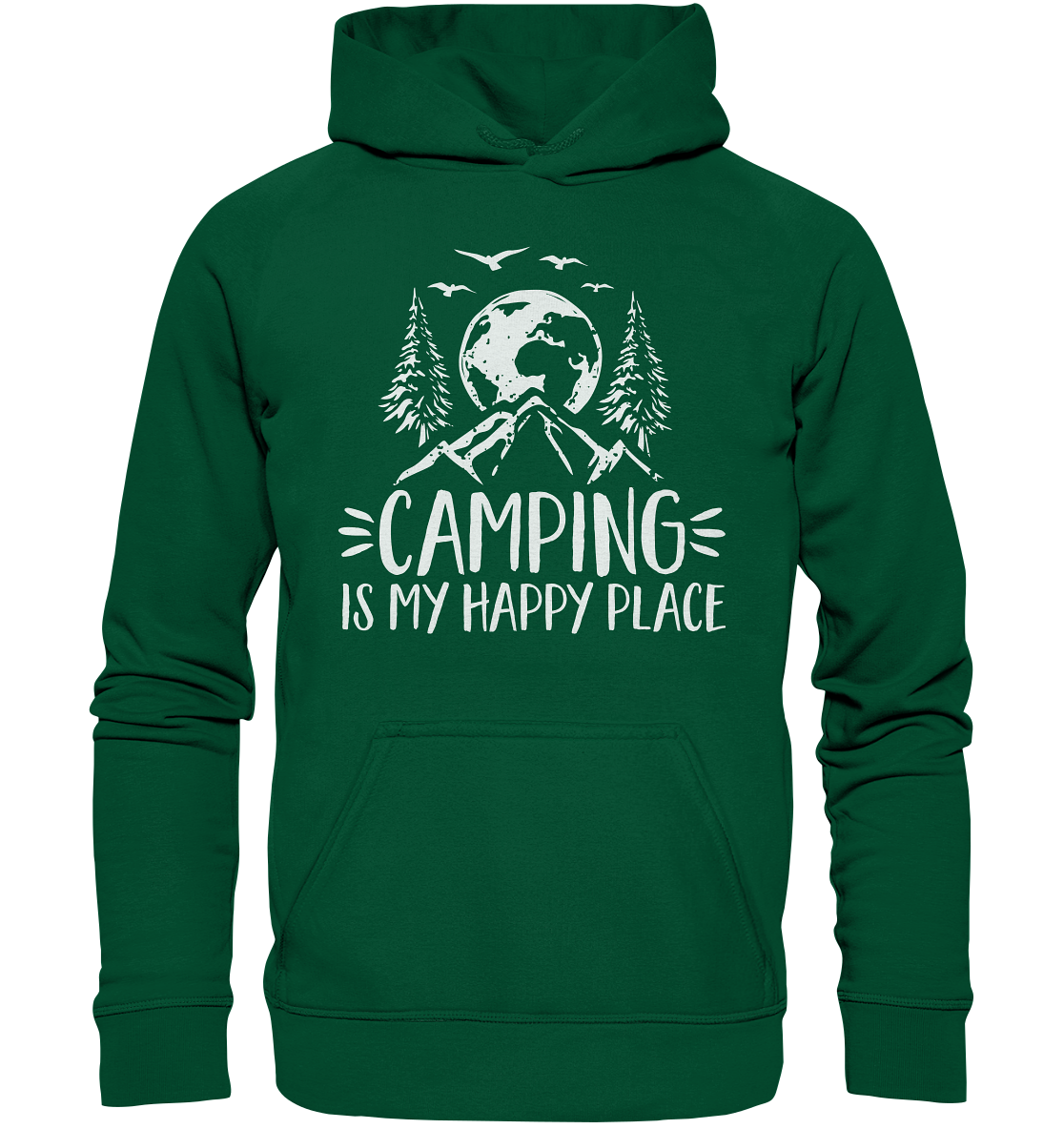 Camping Is My Happy Place | Unisex Hoodie