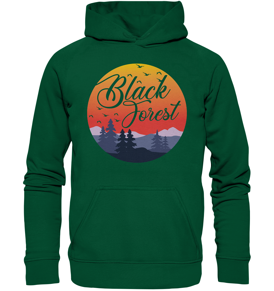 Black Forest Sunset | Organic Hoodie