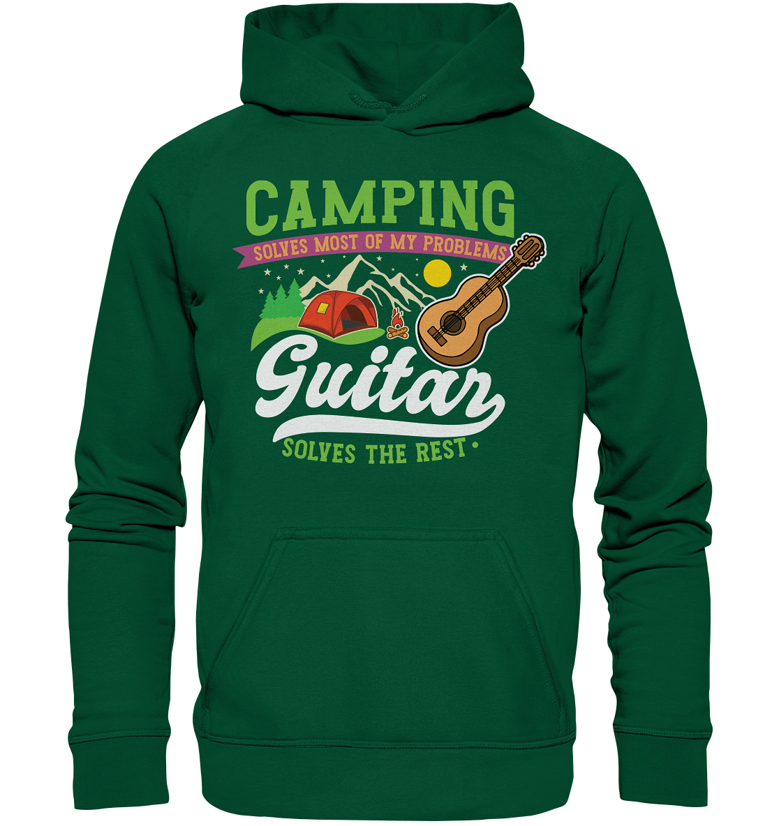 Camping & Guitar | Unisex Hoodie