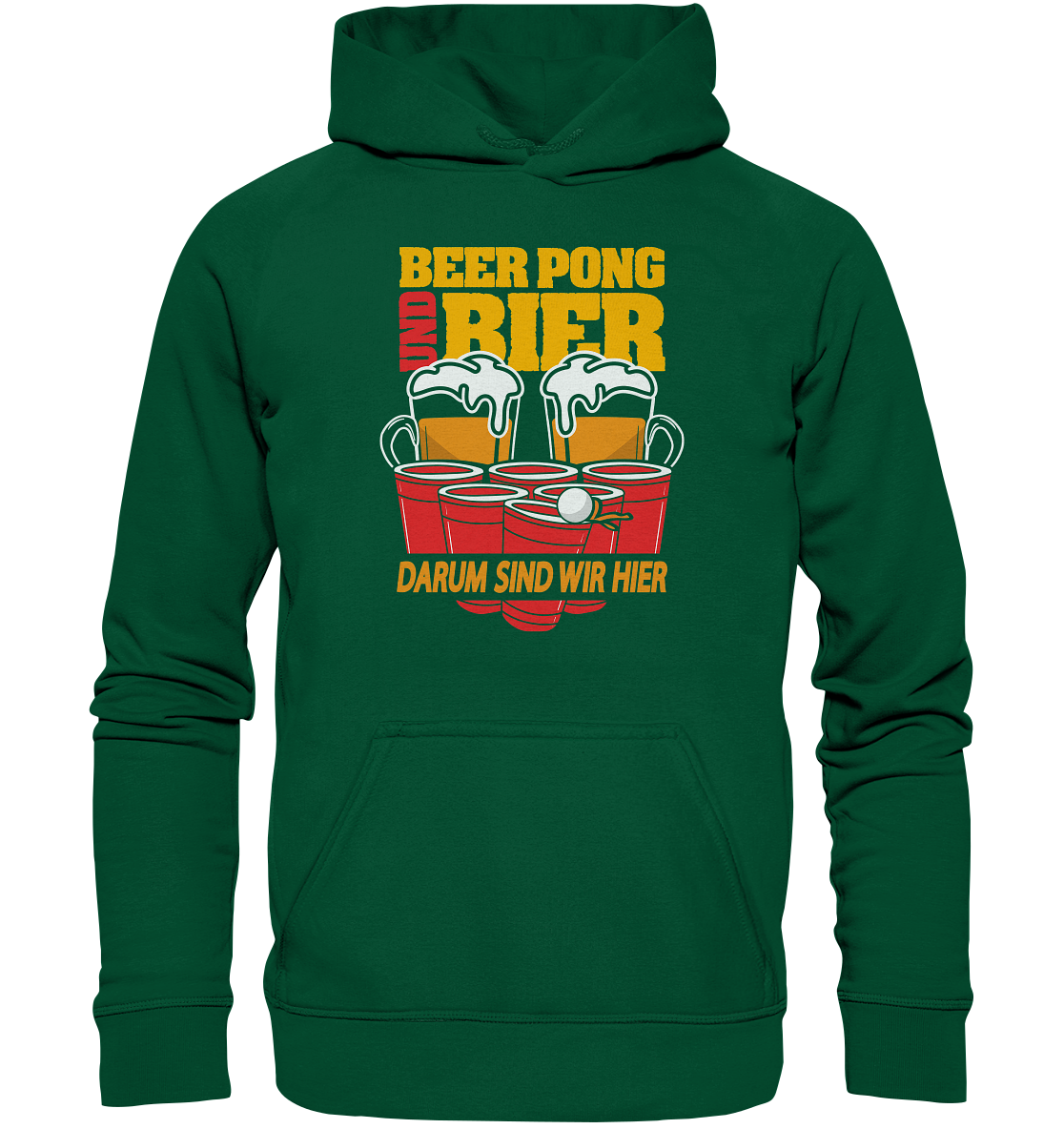 Beer Pong & Bier | Unisex Hoodie