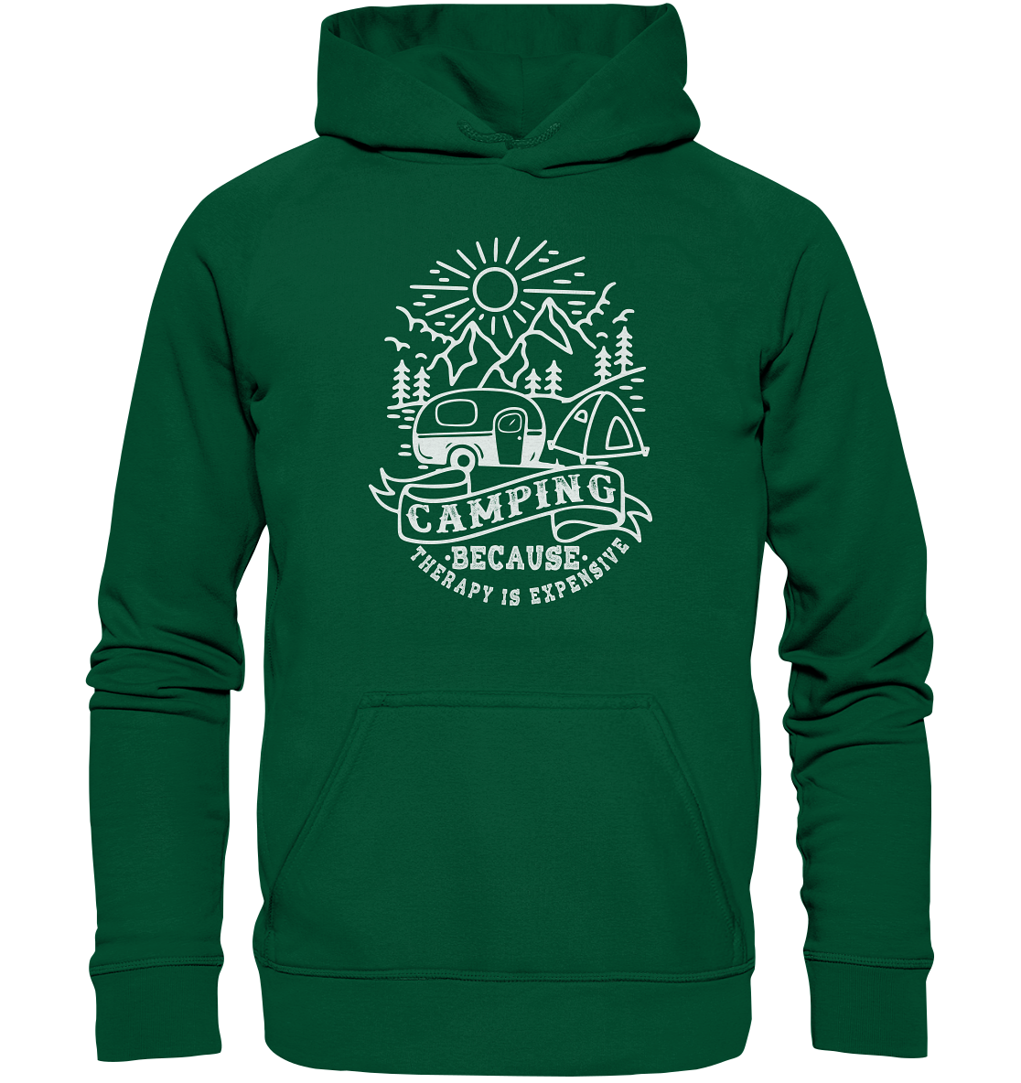 Camping Therapy | Organic Hoodie