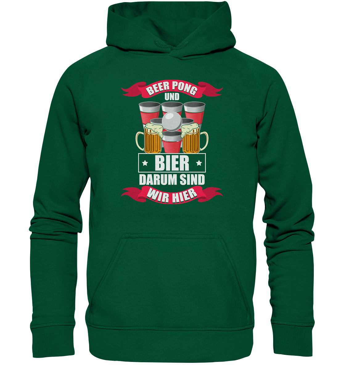 Beer Pong & Bier | Unisex Hoodie